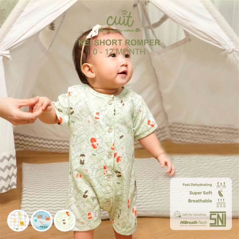 Product image CHARACTER - Kei Short Romper NB Crab